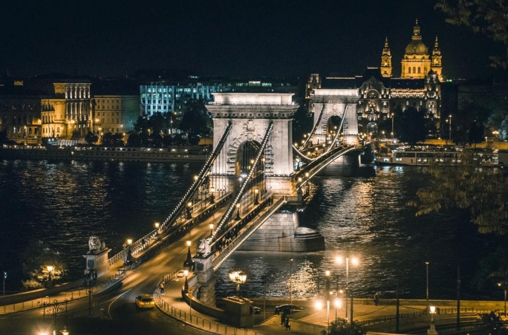 Chain Bridge ou Ponte das Correntes, Budapeste