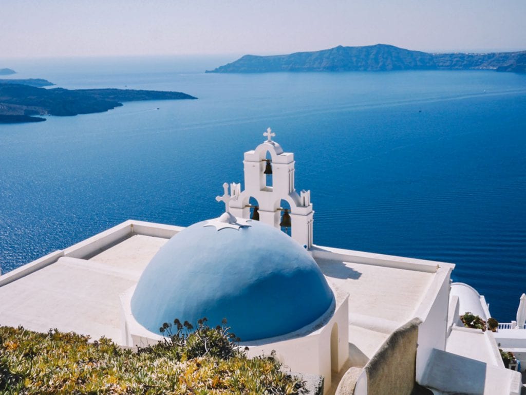 Firostefani, uma boa opção para quem procura onde se hospedar em Santorini
