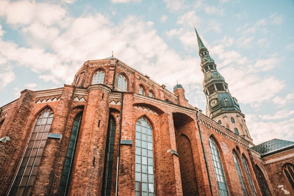 Igreja de São Pedro, na Cidade Velha de Riga, Letônia