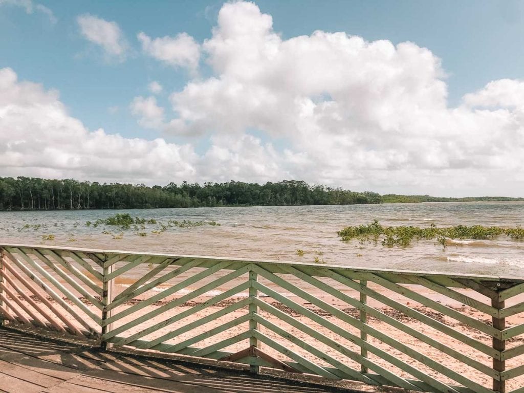 Praia de Jubim, na Ilha de Marajó, Pará