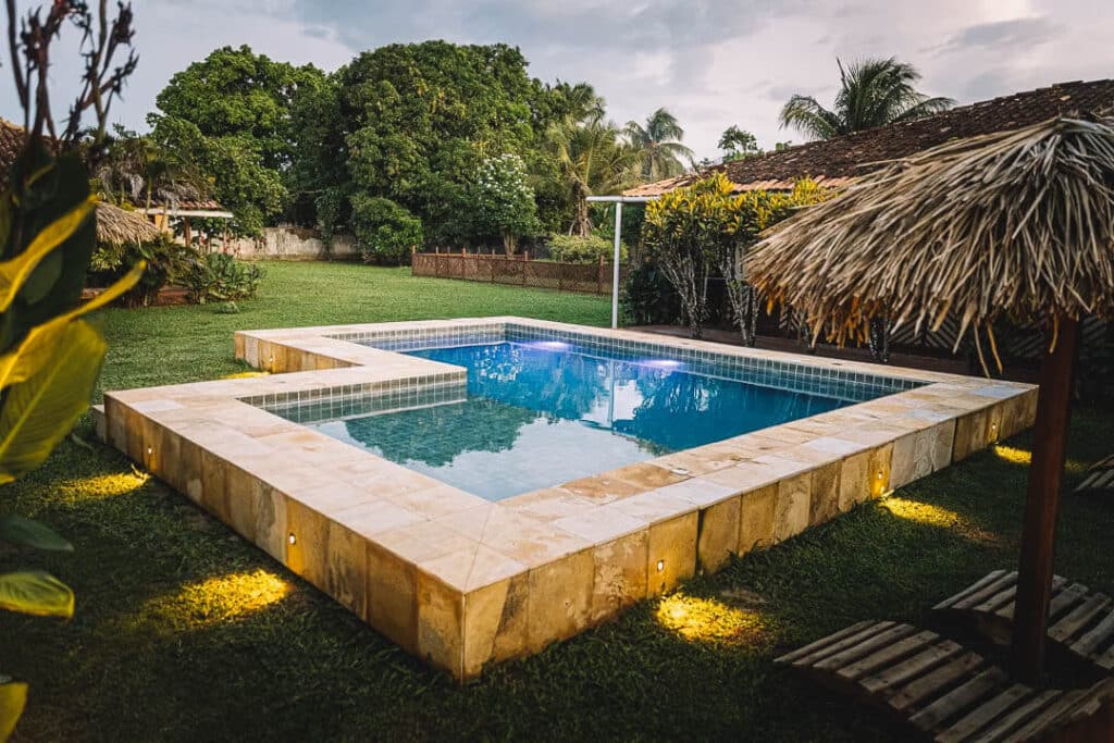 Pousada com piscina na Ilha de Marajó