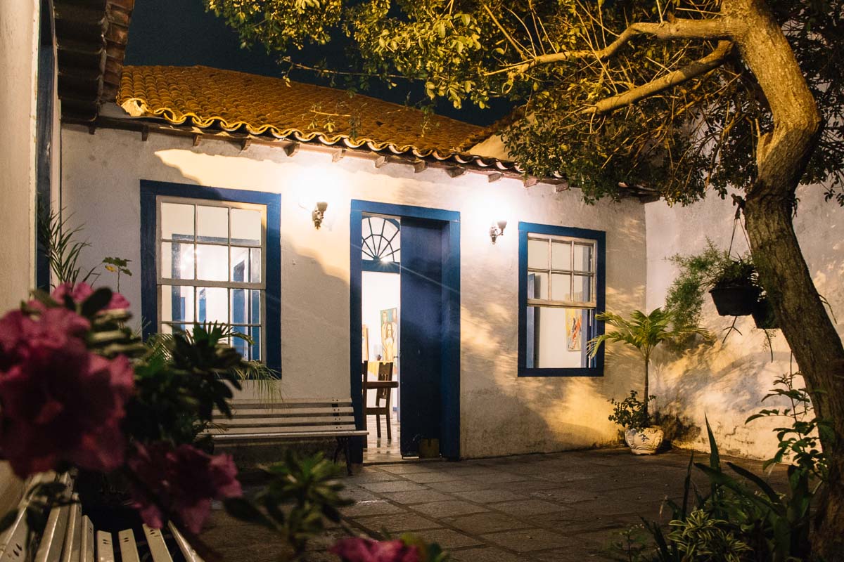 Área externa da Casa de Cultura Charitas, Cabo Frio, Rio de Janeiro