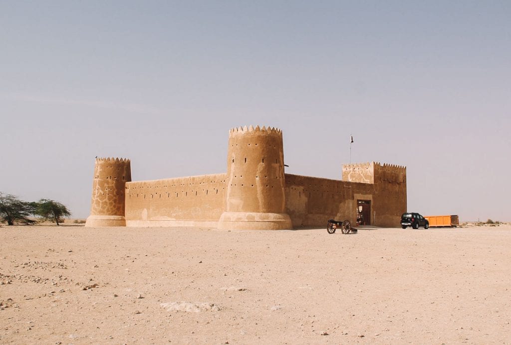 Forte Al Zubara em Al Shamal, norte do Catar