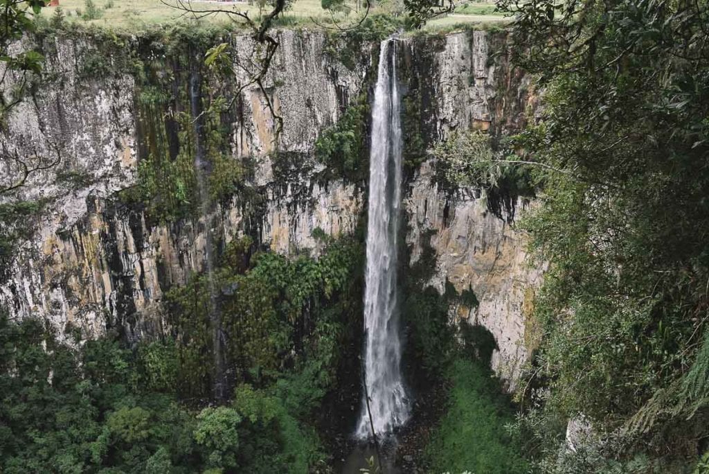 Cachoeira do Avencal, cartão postal de Urubici, SC