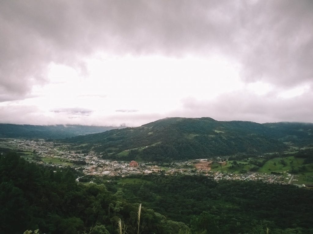 Vista do Mirante de Urubici, na Serra Catarinense