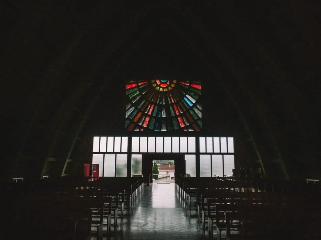 Interior da Igreja Matriz de Urubici, na Serra Catarinense