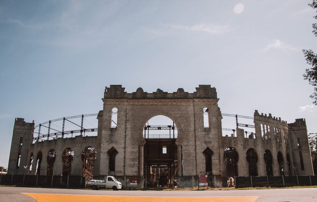Plaza de Toros, antiga arena que em breve se transformará em um centro cultural de Colonia del Sacramento, Uruguai