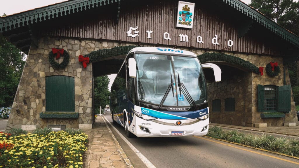 Ônibus de Porto Alegre para Gramado