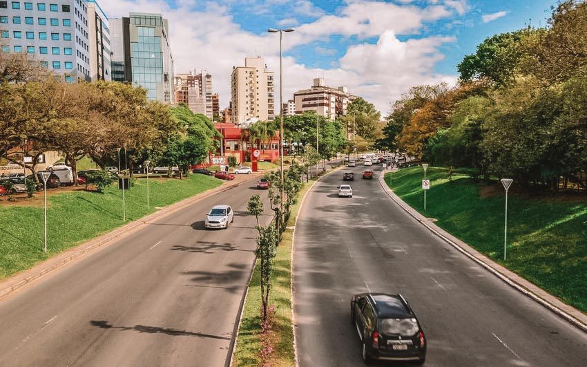 Avenida Goethe, no bairro Rio Branco, em Porto Alegre