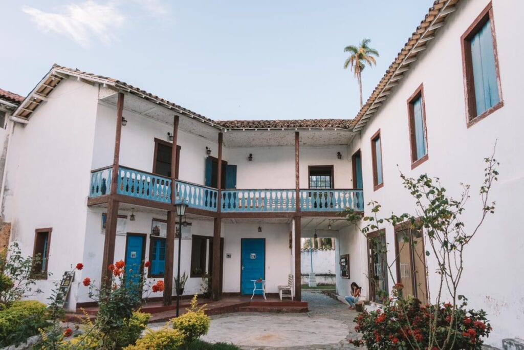 Casa Bárbara Heliodora, onde funciona a Secretaria Municipal de Turismo de São João del Rei, em Minas Gerais