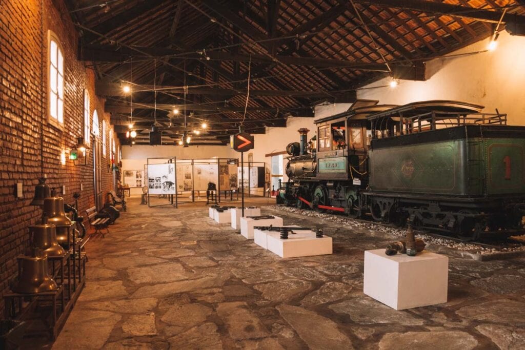Peças do Museu Ferroviário de São João del Rei, Minas Gerais