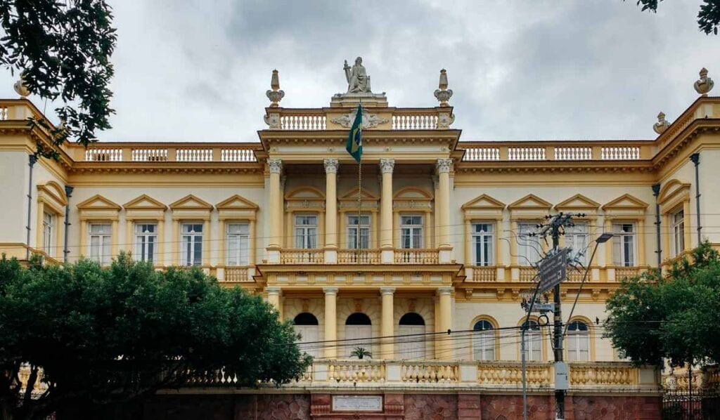 O Palácio da Justiça é um dos edifícios mais belos do Centro Histórico de Manaus