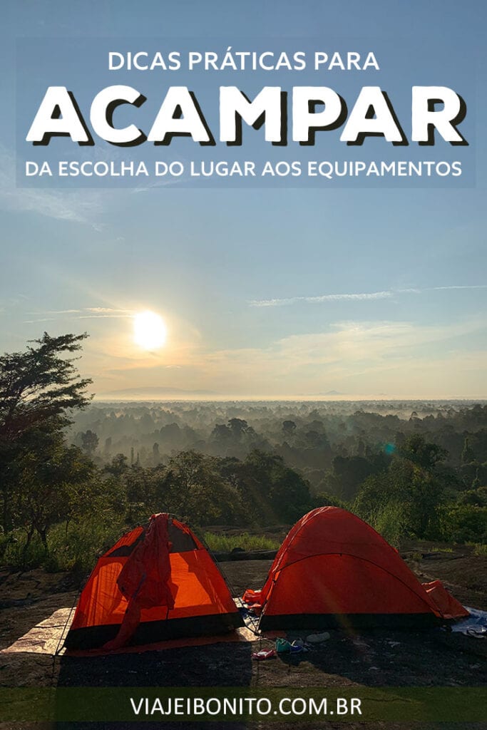 Dicas e lugares para acampar no Brasil