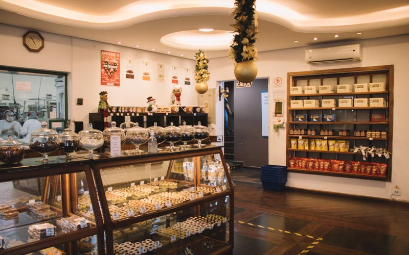 Doces da Fábrica de Chocolates Araucária, Campos do Jordão