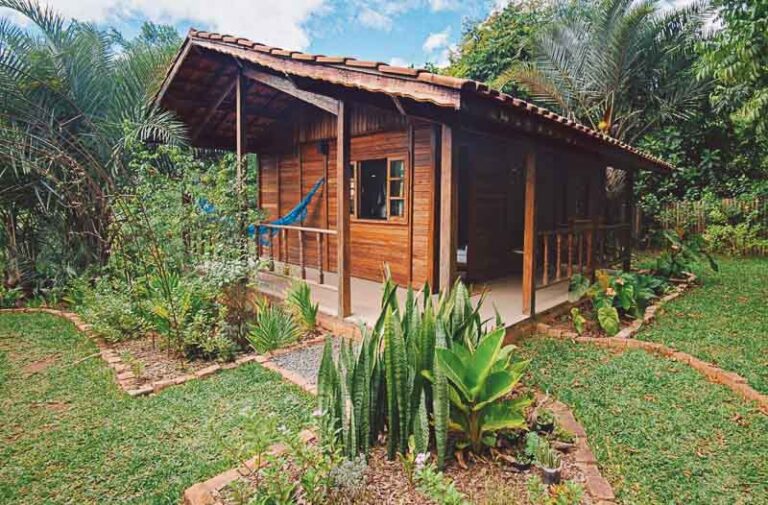 Casinha de madeira no Vale do Capão, Chapada Diamantina, Bahia