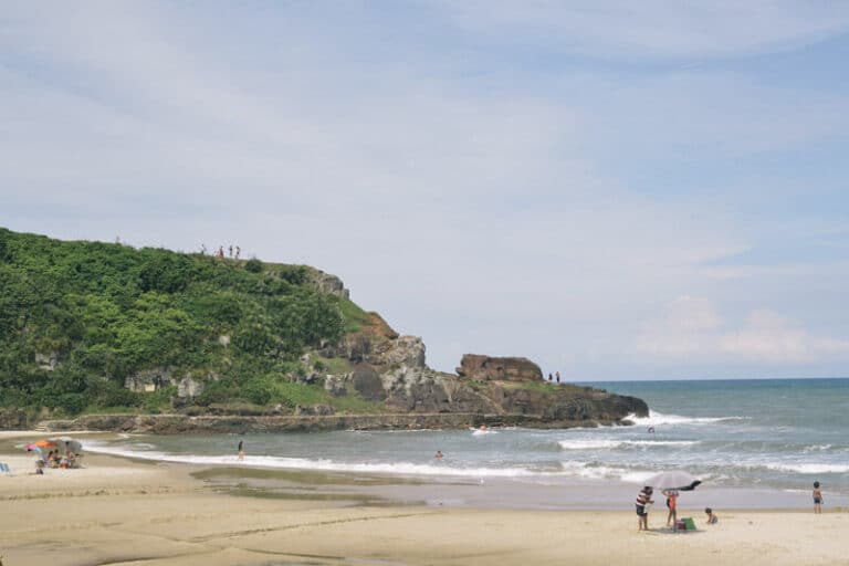 Praia da Guarita, em Torres, Rio Grande do Sul
