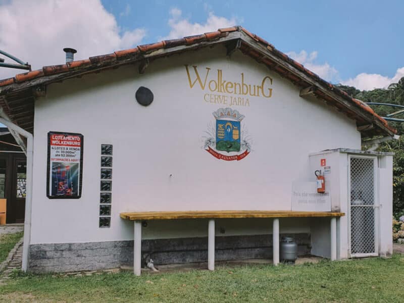 A Wolkenburg Brewery​ fica na estrada entre Cunha e Paraty