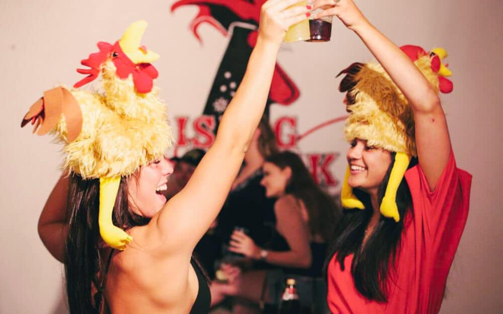 O Rising Cock Party Hostel traduz a espirituosidade de seus donos