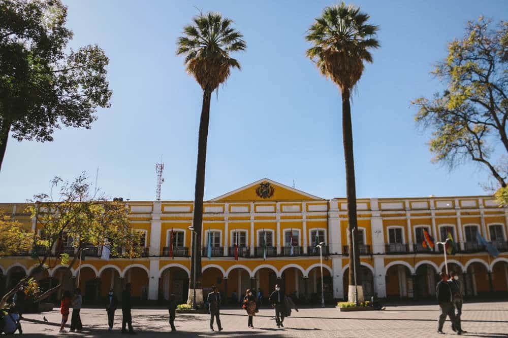 Plaza 14 de Septiembre, um dos principais pontos turísticos de Cochabamba