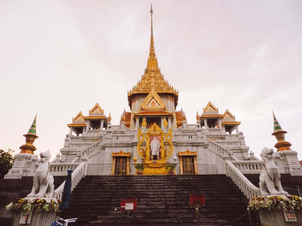 Wat Traimit, o Templo do Buda de Ouro em Bangkok