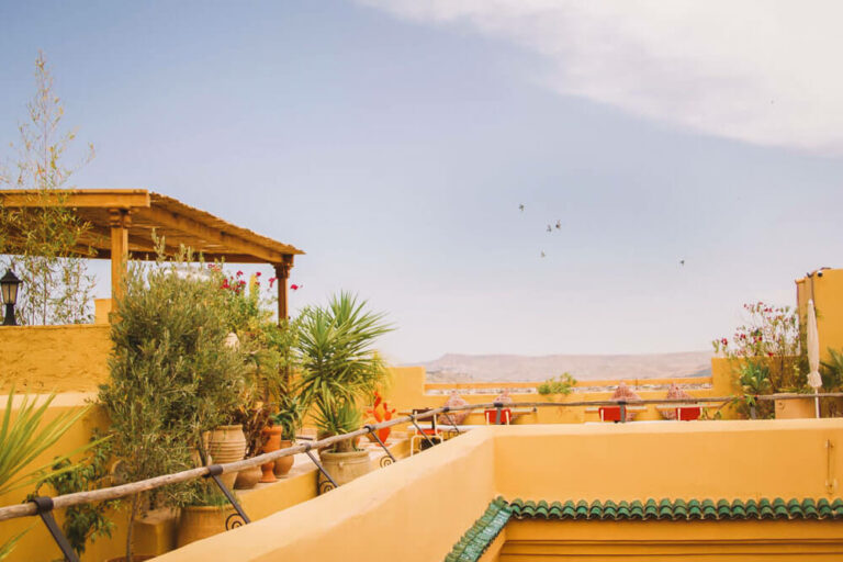 Hostel com vista para a Medina de Fez, Marrocos