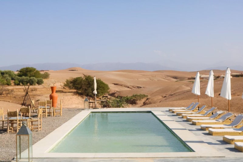 Desert camp de luxo em Agafay