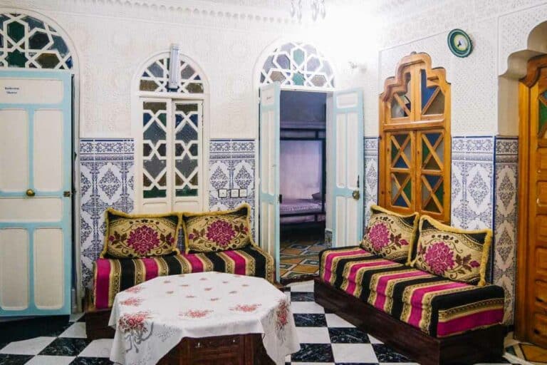 Hospedagem barata em Chefchaouen, Marrocos