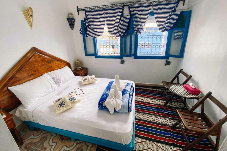 Hostel barato em Chefchaouen, Marrocos