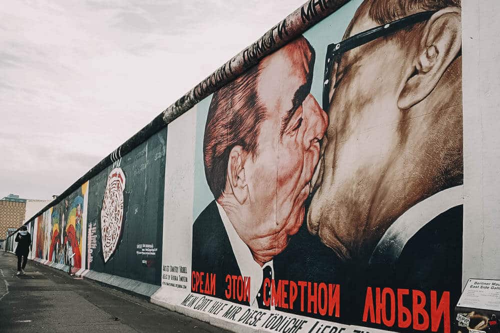 East Side Gallery é um dos principais pontos turísticos de Berlim