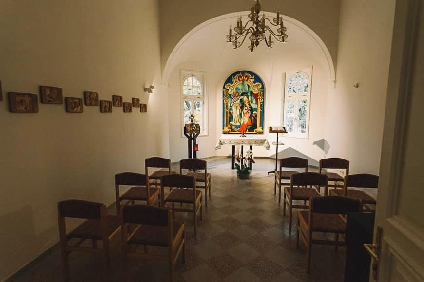 Hospedagem em um centro espiritual no coração da Bratislava