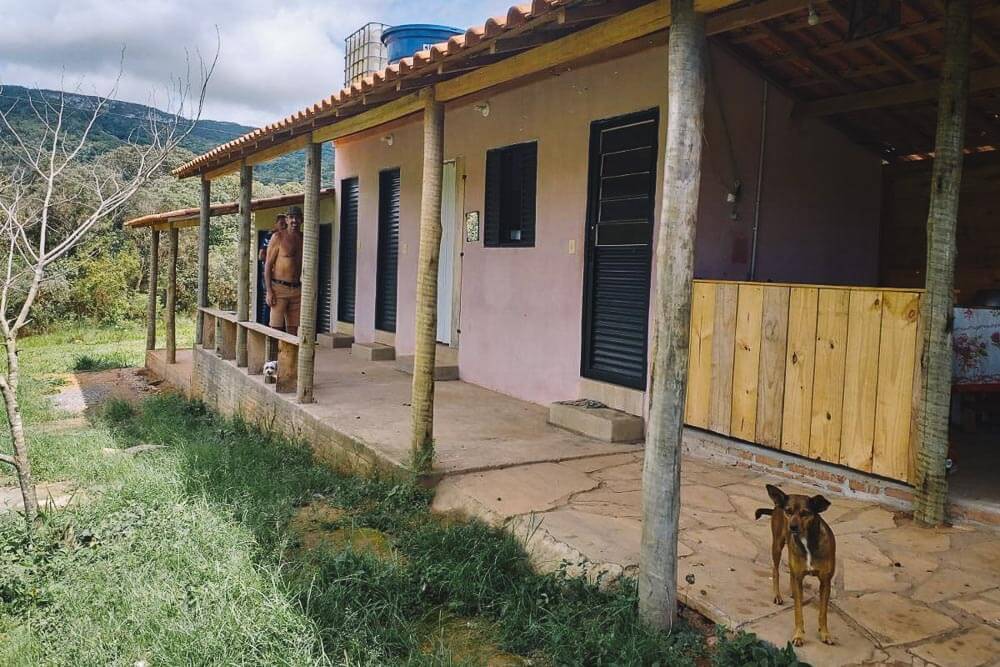 Camping próximo à Cachoeira da Eubiose em São Thomé das Letras