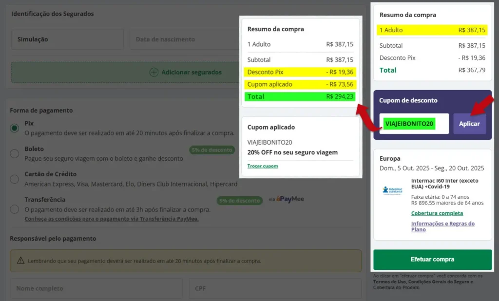 Cupom 25% de desconto Seguros Promo 2025