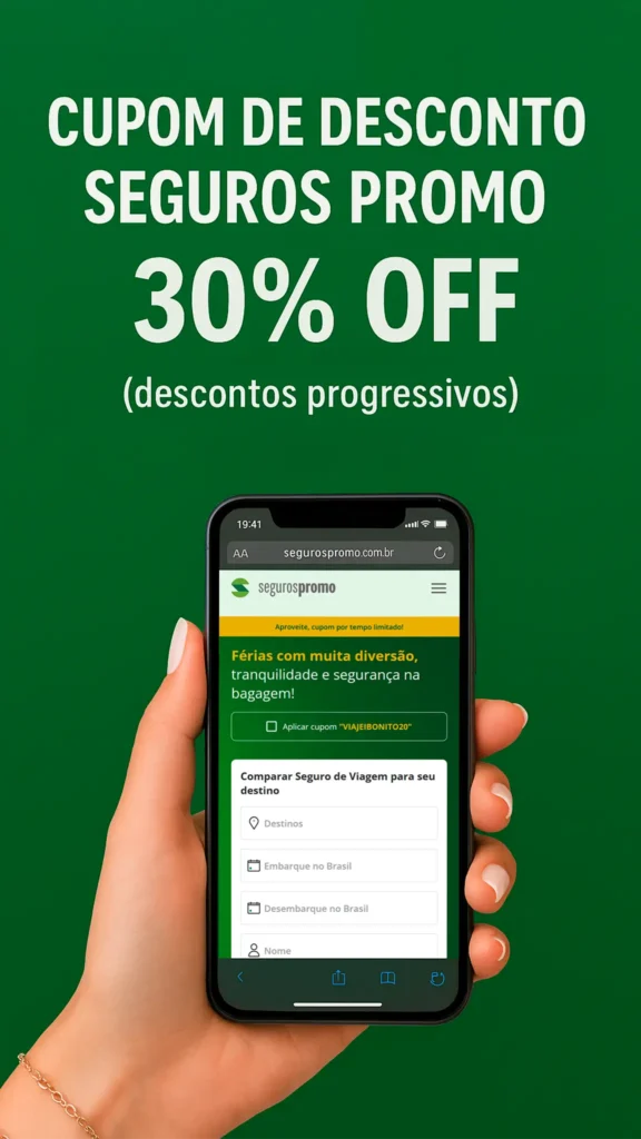 Cupom Seguros Promo 30% de desconto