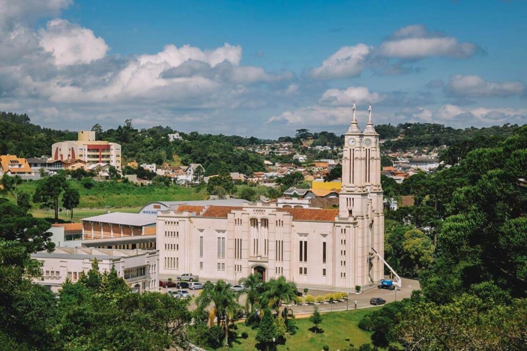 Igreja Matriz Puríssimo Coração de Maria, em São Bento do Sul, SC