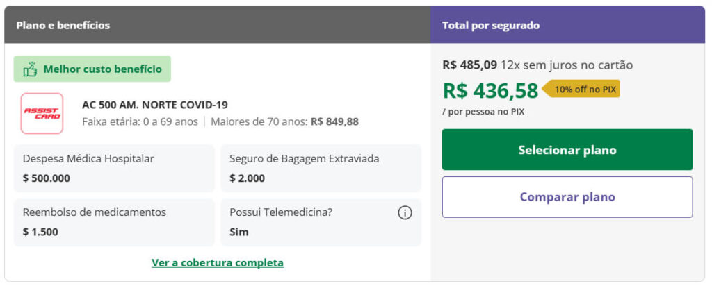 AC 500 Am. Norte Covid-19