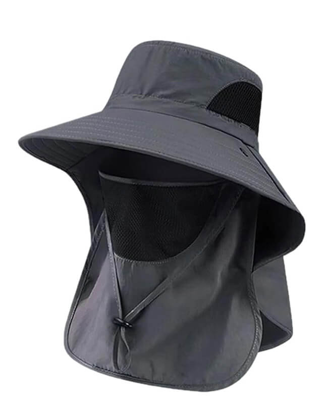 Chapéu com proteção para pescoço e rosto