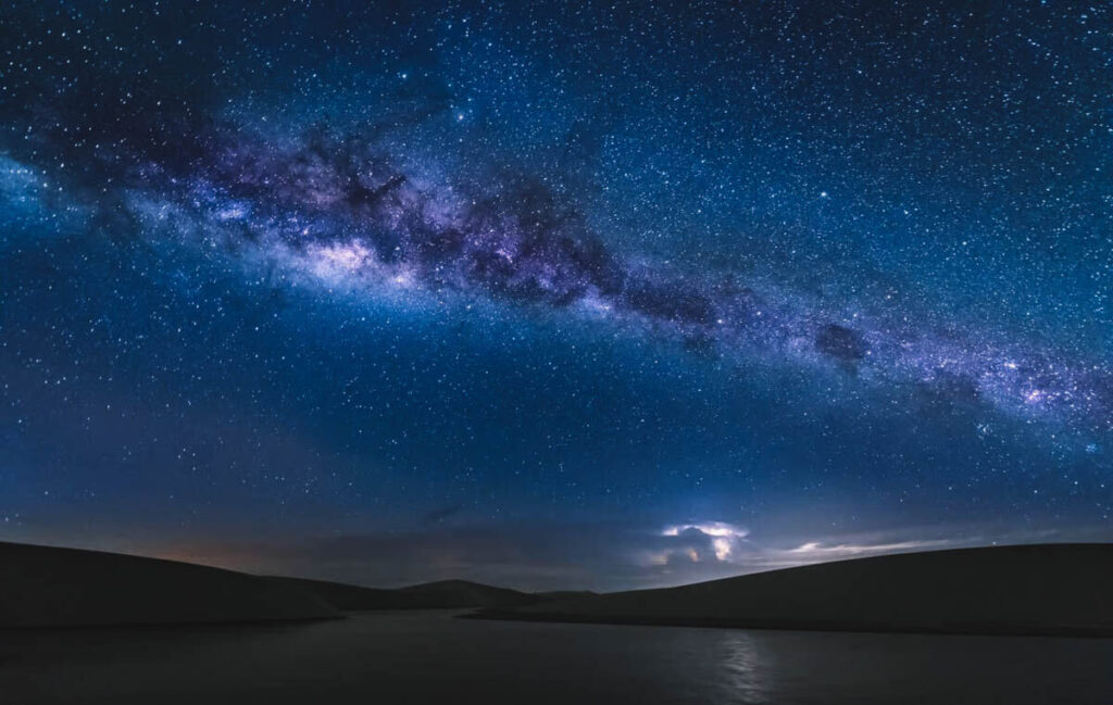 Passeio noturno nos Lençóis Maranhenses