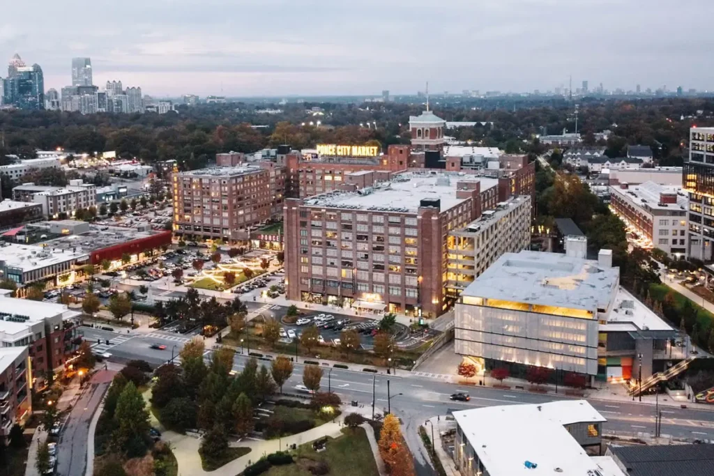 Old Fourth Ward é um dos melhores bairros para se hospedar em Atlanta