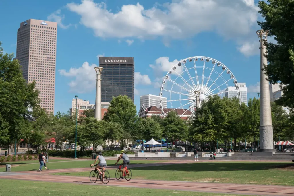 Downtown é um dos melhores lugares para ficar em Atlanta para quem viaja a turismo e negócios