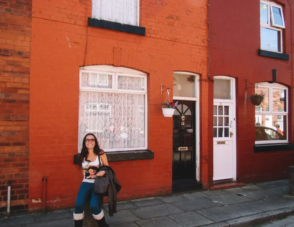 Visitando a casa de George Harrison em Liverpool