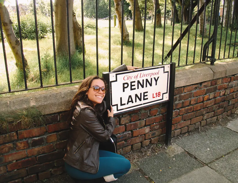 Placa Penny Lane Liverpool