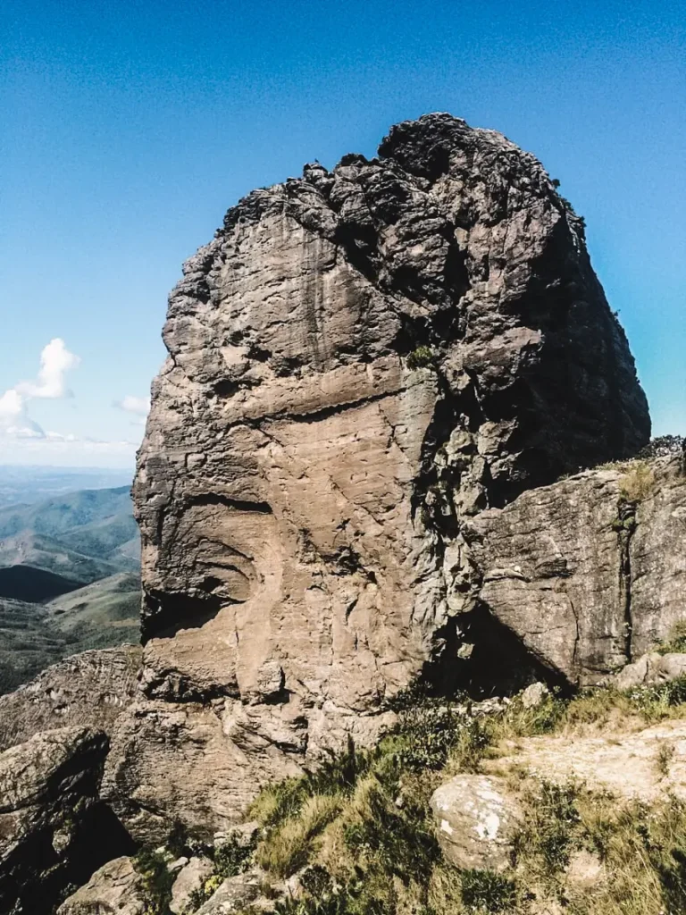Fim da trilha do Pico do Itacolomi, em Ouro Preto