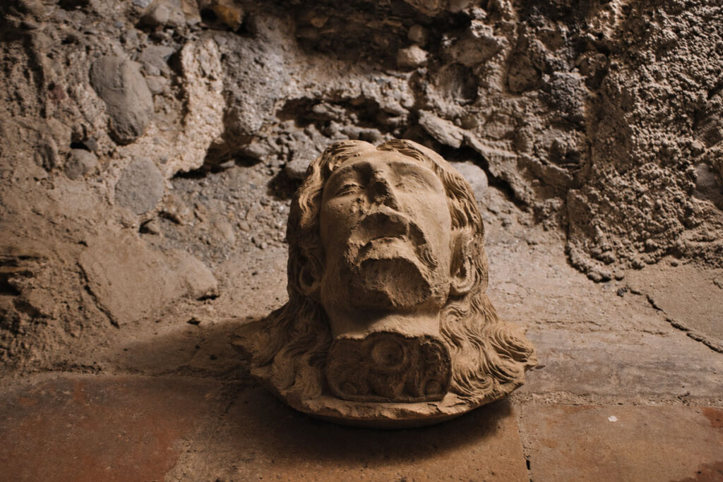 Imagem sacra nas Santas Cuevas da Abadia del Sacromonte